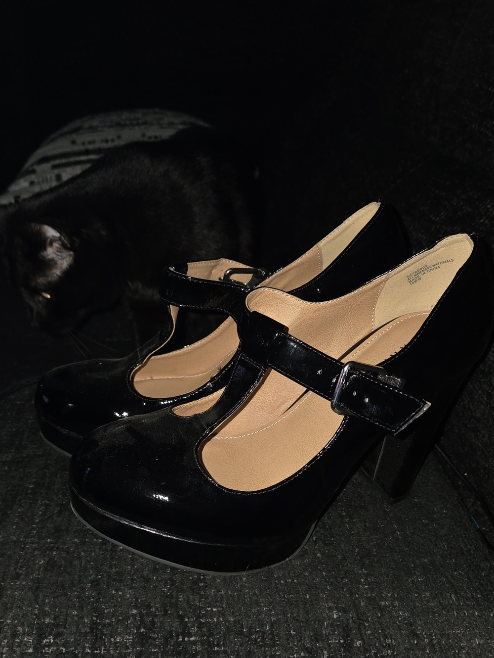 torrid Black Patent Mary Jane Platform Heels